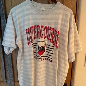 Intercourse Pennsylvania Striped T-Shirt